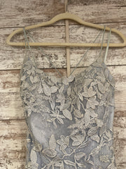 BLUE/FLORAL MERMAID GOWN