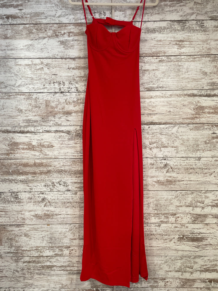 RED LONG EVENING GOWN (NEW)