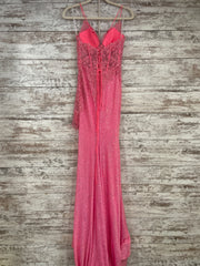 PINK/FLORAL LONG DRESS (NEW)