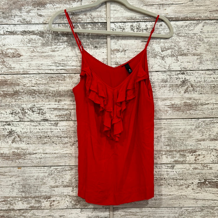 RED SLEEVELESS TOP