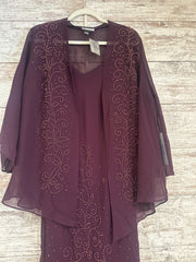 PURPLE 2 PC. DRESS SET (NEW)