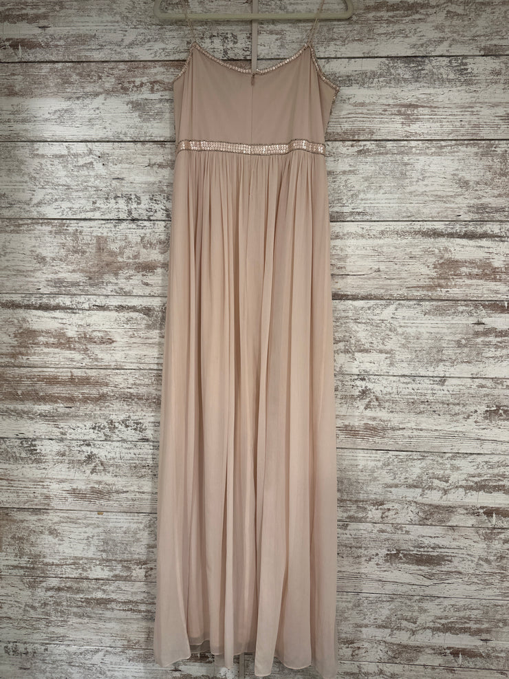 PINK LONG EVENING GOWN