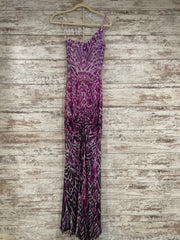 PURPLE SPARKLY MERMAID GOWN