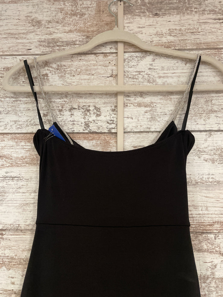 BLACK LONG EVENING GOWN