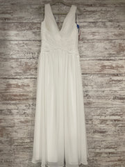 WHITE LONG EVENING GOWN (NEW)