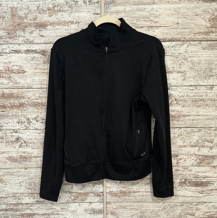 BLACK ZIP UP JACKET