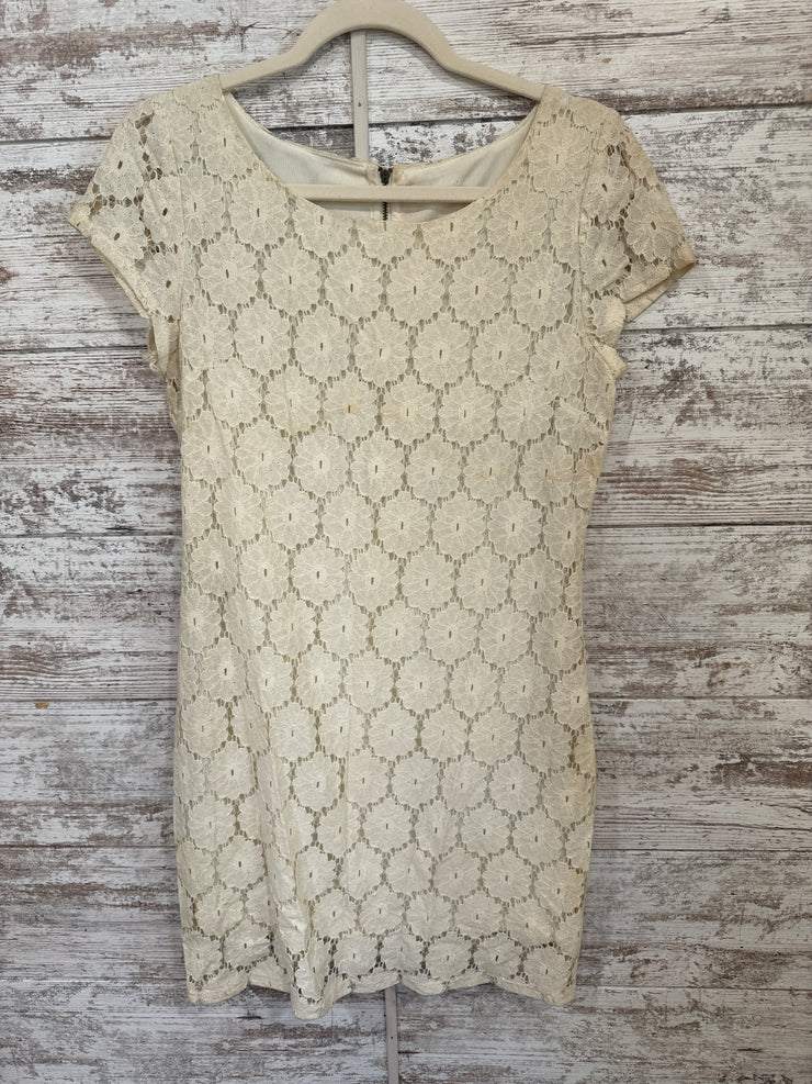 IVORY LACE SHORT DRESS