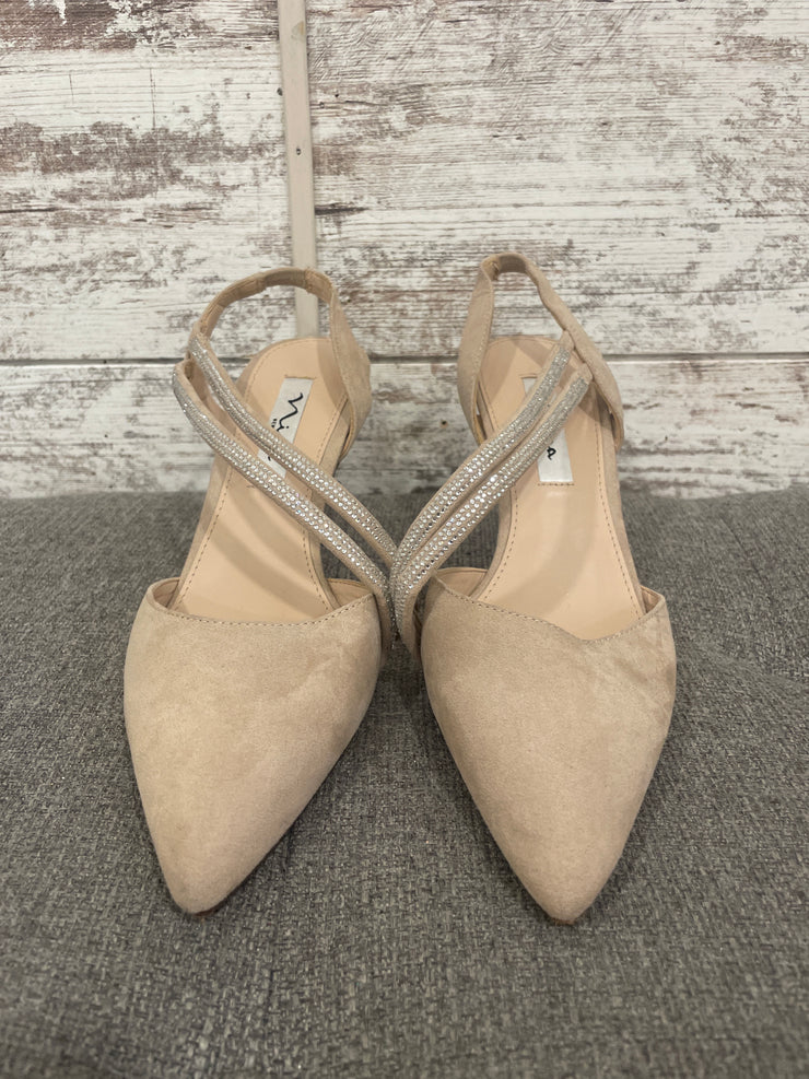 TAN SUEDE HEELS