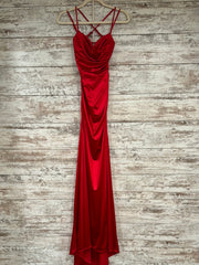 RED LONG EVENING GOWN (NEW)