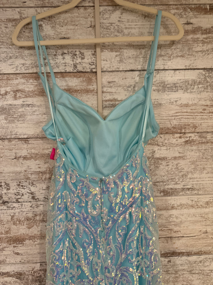 TURQUOISE LONG DRESS (NEW)