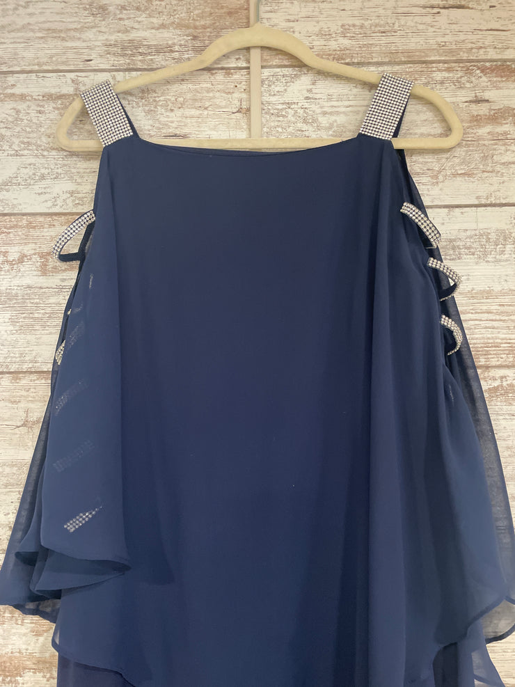 NAVY/SPARKLY JUMPSUIT