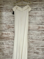 WHITE LONG EVENING GOWN (NEW)