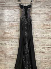 BLACK SPARKLY LONG DRESS (NEW)