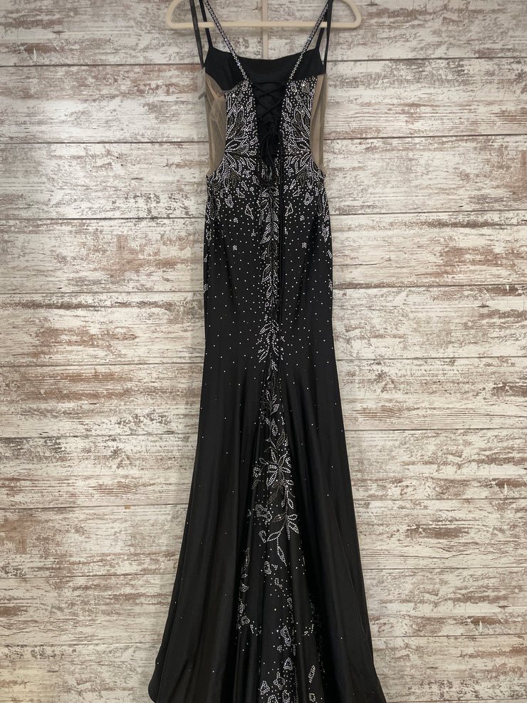 BLACK SPARKLY LONG DRESS (NEW)