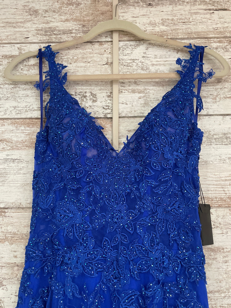 ROYAL BLUE LONG DRESS (NEW)