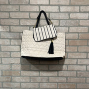 WHITE BAG & WRISTLET (NEW)