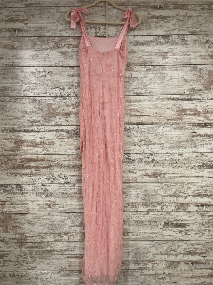 PINK LONG EVENING GOWN