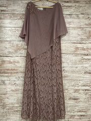 BLUSH SPARKLY LONG EVENING GOW