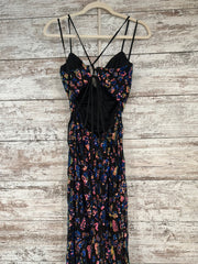 BLACK/COLORFUL LONG DRESS