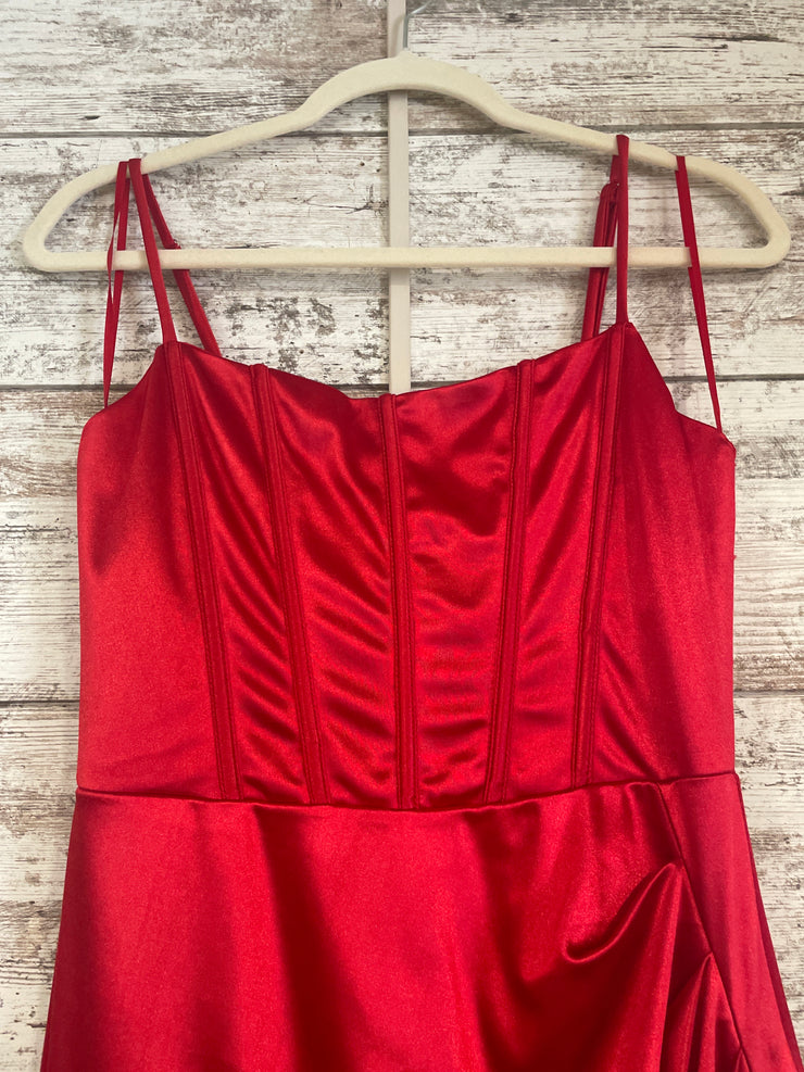 RED LONG EVENING GOWN (NEW)