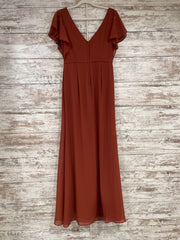 RUST COLORED LONG DRESS