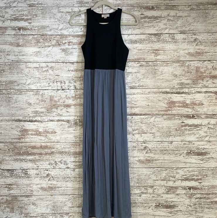 GRAY/BLACK MAXI DRESS