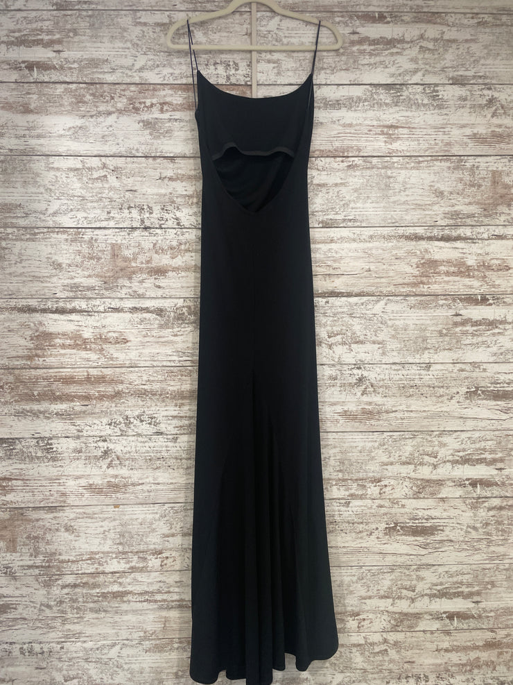 BLACK SPARKLY LONG DRESS