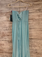 BLUE SPARKLY LONG DRESS (NEW)