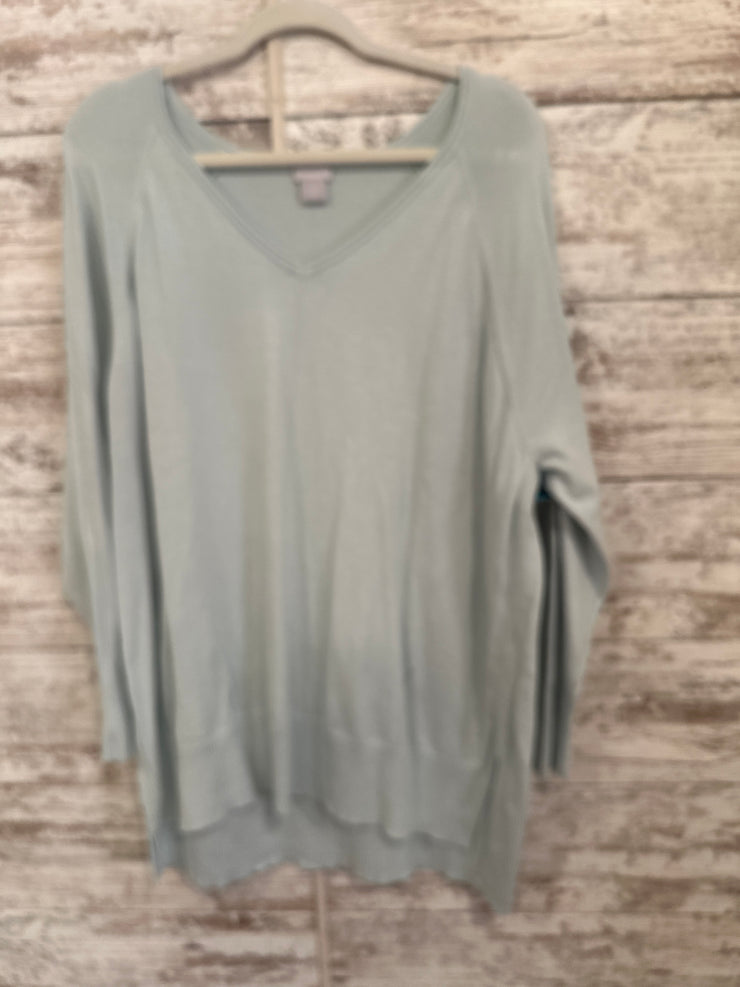 GREEN LONG SLEEVE TOP