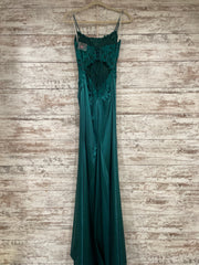 GREEN LONG EVENING GOWN (NEW)