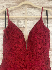 BURGUNDY/FLORAL MERMAID (NEW)
