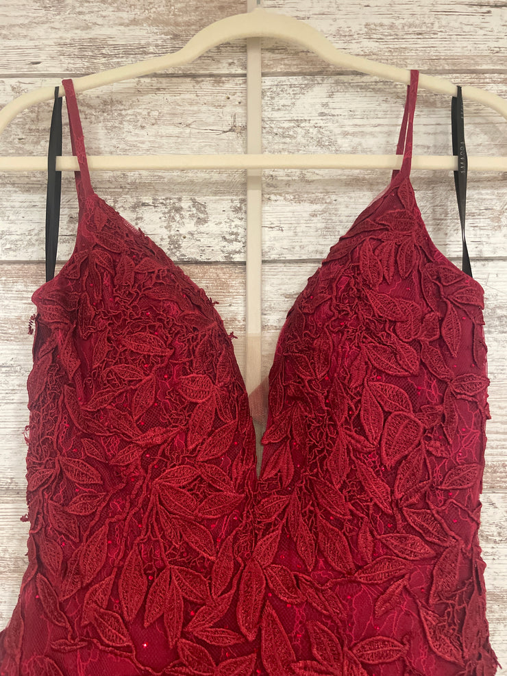 BURGUNDY/FLORAL MERMAID (NEW)