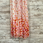 WHITE/FLORAL MAXI DRESS