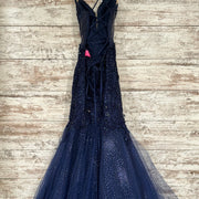 NAVY MERMAID GOWN