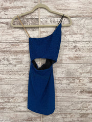 ROYAL BLUE SPARKLY SHORT DRESS