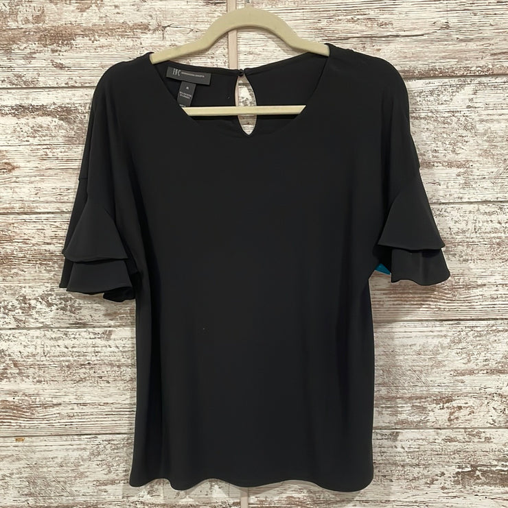 BLACK SHORT SLEEVE TOP