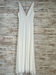 WHITE LONG EVENING GOWN (NEW)