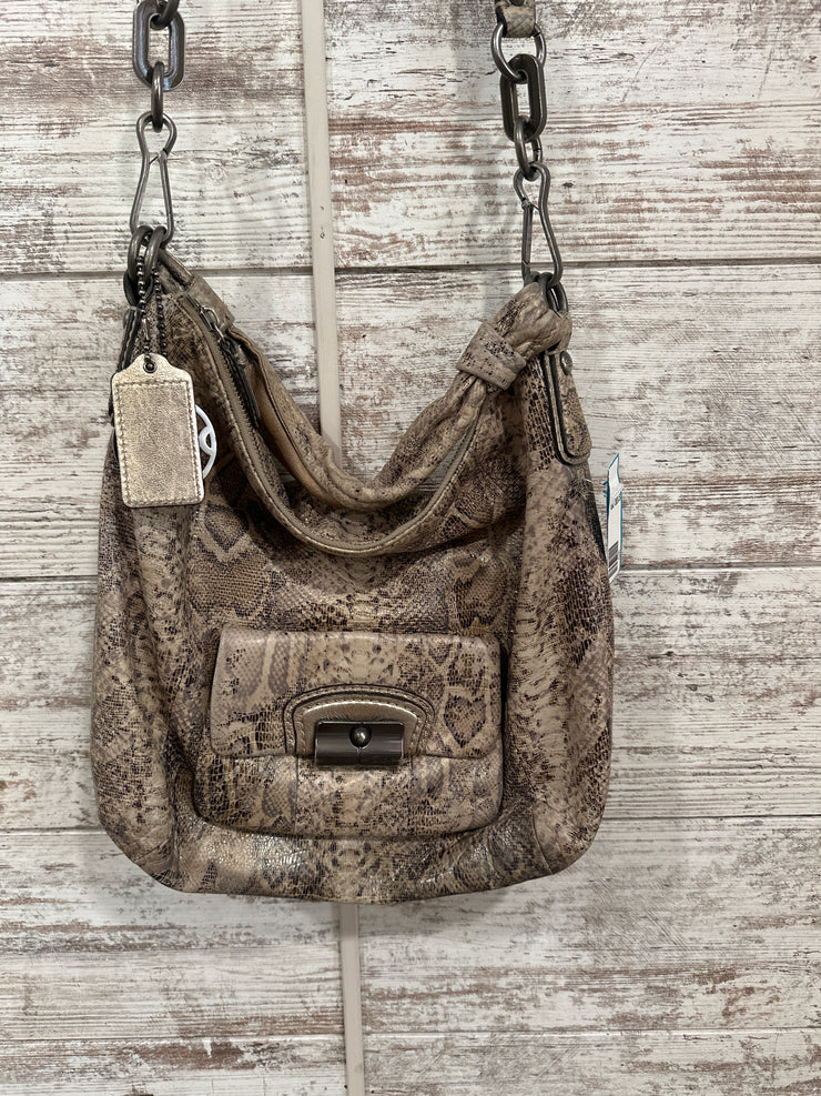 TAN/PYTHON PURSE $398