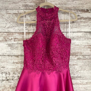 PINK A LINE GOWN