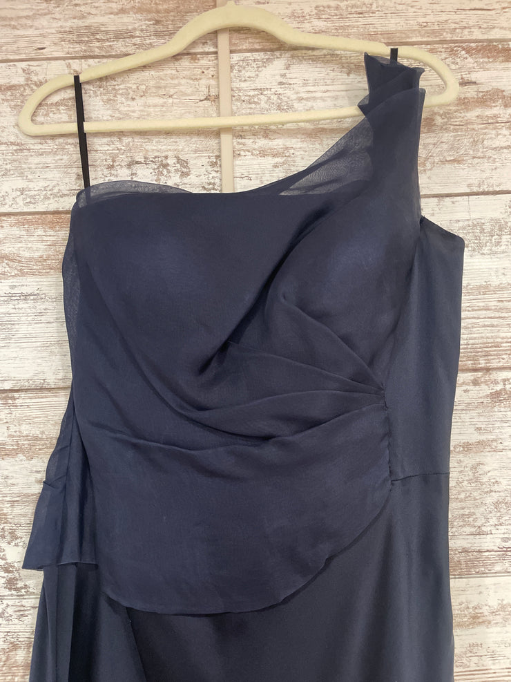 NAVY LONG EVENING GOWN