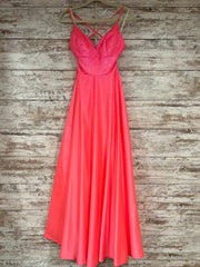 PINK A LINE GOWN