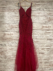 BURGUNDY/FLORAL MERMAID (NEW)