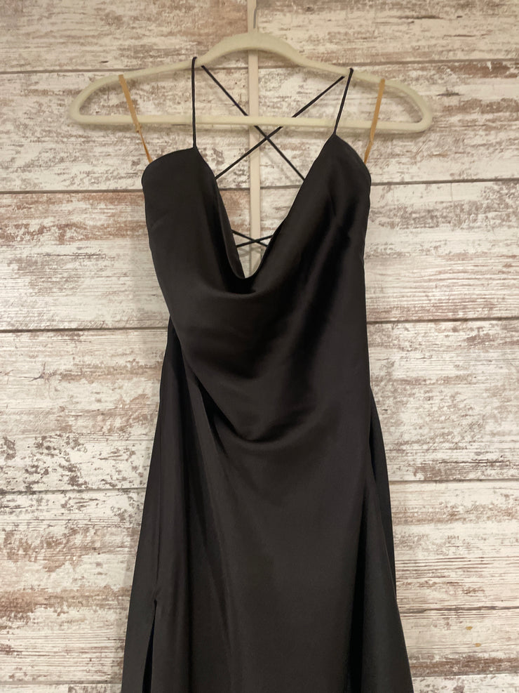 BLACK LONG EVENING GOWN