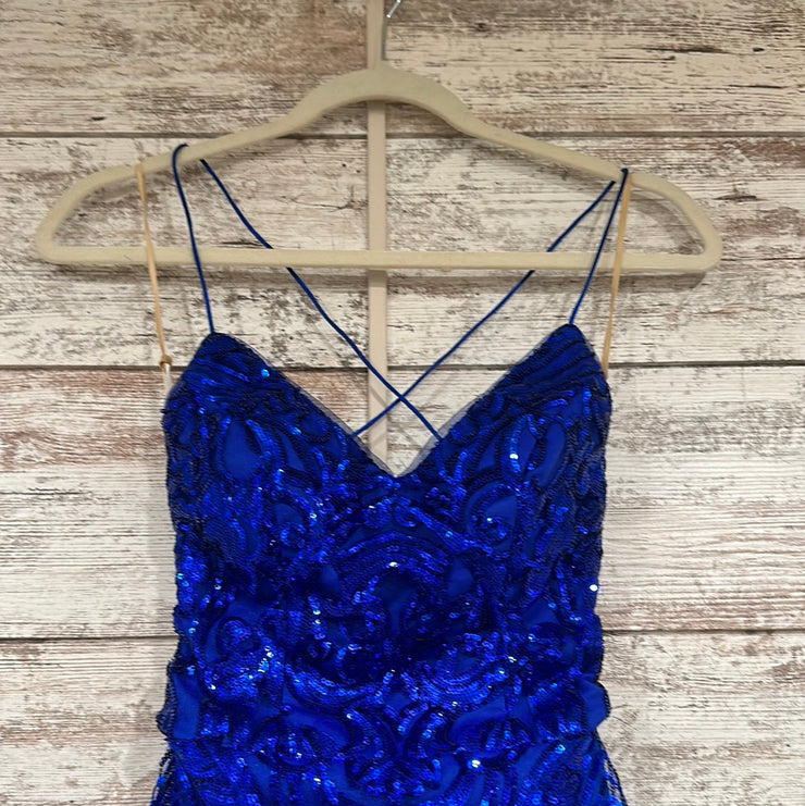 ROYAL BLUE SPARKLY MERMAID GOW