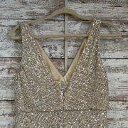 GOLD SPARKLY LONG DRESS $490