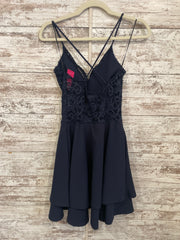 NAVY SHORT DRESS