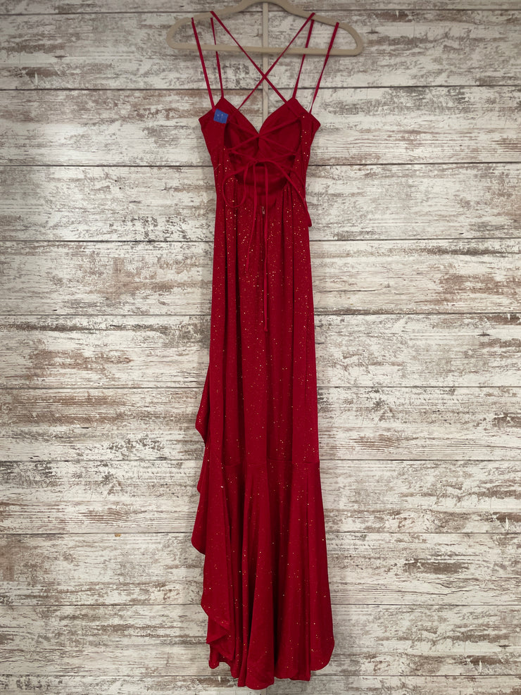 RED SPARKLY LONG DRESS (NEW)