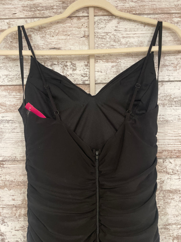 BLACK LONG EVENING GOWN