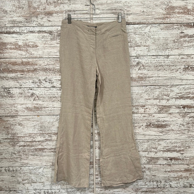 TAN 100% LINEN PANTS