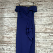 ROYAL BLUE LONG EVENING GOWN